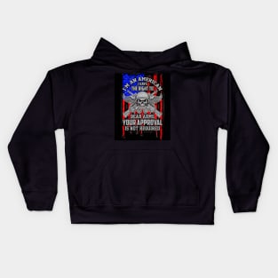 Black Panther Art - USA Army Tagline 22 Kids Hoodie